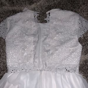 Francescas white dress